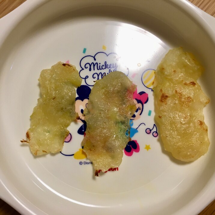 離乳食☆お野菜ストックで簡単おやき 手づかみ食べ